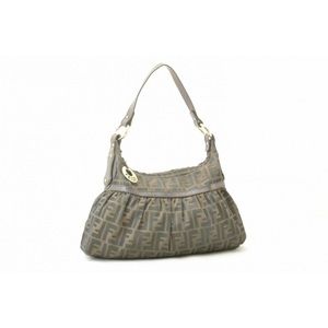 Fendi Zucca shoulder bag black/brown